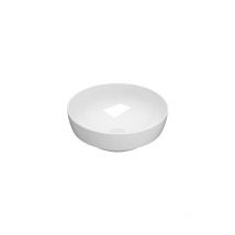 Ceramica Globo - Lavabo encastré en céramique Ø37 cm Globo t-edge B6T38BI Blanc - Céramique