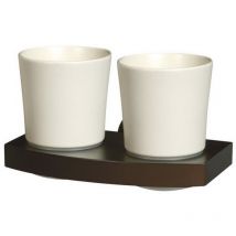 Porte Brosse A Dent Double Brun Madagaskar