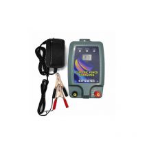 Nvees - Cerca Eléctrica para Ganado, Animales, Energizador de Cerca, Alta Potencia, 3 Modos de Potencia para Avicultura