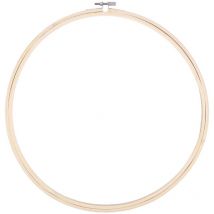 Feiyue - cerceau à broder 12 pouces Tambour Broderie Cercle en bambou Broderie Point de croix Anneau