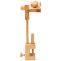 Cerceau à broder avec pince, support de cadre en bois pour toutes les tables, convient aux cercles, aux croix, aux points de croix, aux embr