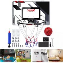 Cerceau de basket-ball avec panneau et ballon Cadeau sportif pour l'intérieur et l'extérieur