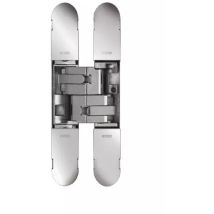 Cerniera invisibile regolabile su tre assi CEAM – Zama – Lunghezza 134 mm – Profondità 21 mm – Portata fino a 60 kg