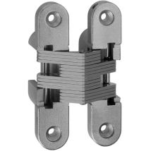Cerniera invisibile CEAM – Acciaio nichelato – Montaggio semplice e veloce – Adatta per porte a destra e sinistra