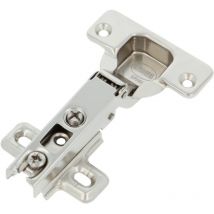 Amig - Confezione da 2 cerniere a tazza Acciaio nichelato Assemblaggio di ante di mobili e mobili da cucina Ø35mm Apertura 110° Argento Contenuto: 2