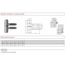 Cerniera Anuba Sfs Art.20 Cromato Ns20cr D.14 Mm. Cromato
