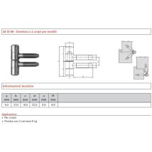Cerniera Anuba Sfs Art.20 Ottonato Ns20ot D.14 Mm. Ottonato