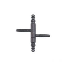 Cerniera barocco tipo anuba acciaio bronzato mm 13 (15 pezzi) Otlav