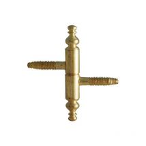 Cerniera barocco tipo anuba acciaio ottonato mm 14 (10 pezzi) Otlav