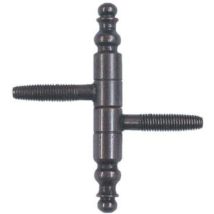 Cerniera Barocco Tipo Anuba Acciaio Bronzato Mm 13