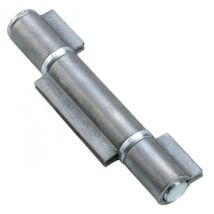 Cerniera a 3 ali saldabile in acciaio grezzo – 83 x 21 mm – Perno sfilabile – 2 rondelle incluse – Comunello