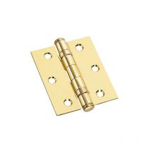Cerniera Con Cuscinetti Ottonata Mm 75 x 75 - Sp.2