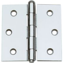 Cerniera in acciaio inox art.124in mm 76 x 76