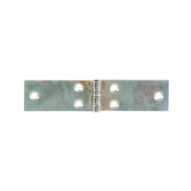 Cerniera lunga p/fisso acciaio zincato mm. 80. Prezzo per 1 pezzo.