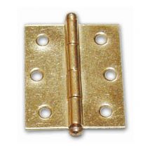 Cerniera Ottonata per Mobili con Perno Sfilabile 70X55 mm conf. 24 Pz