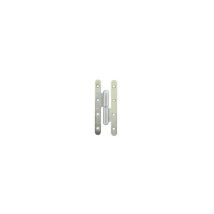 Cerniera Paris rotonda 80x40 sinistra zinco