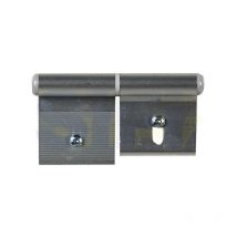 Cerniera per gavoni e porte in allluminio bianca