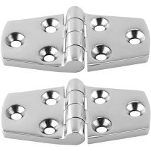 Cerniera per mobili, cerniere Hardware Cerniera per barca per carichi pesanti Armadietto per piattaforma 2 pezzi 38 mm x 76 mm