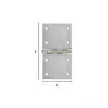 Cerniera rettangolare 76X140 mm zincata 12 pz