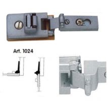 Cerniera per vetro cristallo confalonieri nichel sat 1024 battuta interna