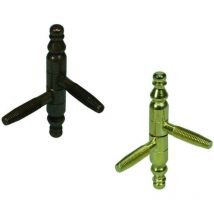 Cerniere anuba barocco in acciaio - ø mm.9 mod.132 (e.00132.09.02) bronzato