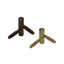 Cerniere anuba normali in acciaio - ø mm.11 mod.119 (b.00119.11.02) bronzato 20 pezzi AGB