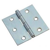 Cerniera quadra 317 Valtoce acciaio zincato perno fisso mm 20X20X0,7