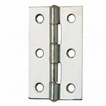 Cerniera stretta 323 Valtoce acciaio zincato perno fisso mm 45X29X0,9