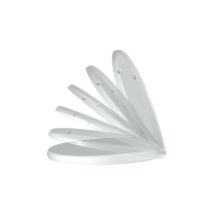 Cerniere d'assedio in acciaio inossidabile bianco – 4040034010985 – Cerniere robuste e design elegante per WC – Acciaio inossidabile, Bianco – Pagette