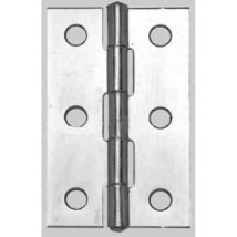 Cerniera stretta 3323 Valtoce inox perno fisso mm 40X30X0,8