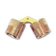 Cernniera per Mobili a Scomparsa in Ottone Lucido misura 12 mm