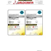 Cerrojo IMARFE 34-S Cromado – Juego de 2 Piezas – Seguridad para Puertas – Alta Resistencia y Durabilidad
