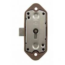 Cerradura armario 93-b marron sin llave sin accesorios - Meroni