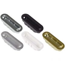 AGB - Cerradero Latónado Para Magnetico Polaris - Recambio cerradero para picaportes y cerraduras magnéticas