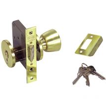 Ucem - pomo 5300-p-hl/60 , Pomo 5300-P-HL/60 - Cerradura equipada con pomo para puertas de portal con portero automático.- Equipada con cilindro