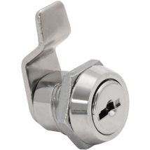 Ifam - Blocca 111 c. nichel. linguetta curva 30 mm. con due chiavi. se