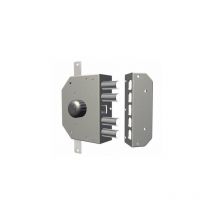 CR - Cerradura Seguridad Sobreponer 130X164X32Mm 3250Dori Dorado Entrada 60 Izquierda