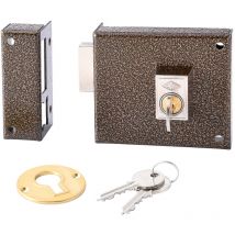 CVL - cerradura 124a/ 10/he izquierda , Cerradura 124a/ 10/he izquierda.- Cerradura de sobreponer.- Palanca accionada por ambos lados mediante