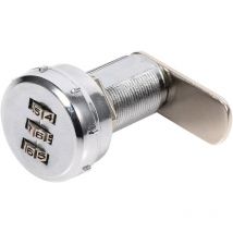 Cerradura de combinación de 3 dígitos, codificador para cajón de gabinete (tamaño: 17-23 mm)