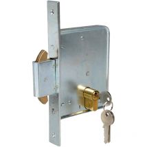 DFL - Cerradura de Embutir Con Doble Gancho Reentrante e 58