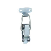 Cerradura de palanca con gancho y soporte para candado, 60x1,3 mm, acero galvanizado.
