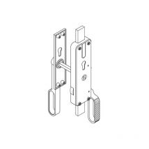 Fuhr - Cerradura de Palanca Manilla Doble + Cilindro Derecho TF1199R