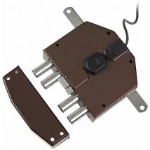 Cerradura Eléctrica Para Aplicar Triple Art. 6823 Izquierda - Cilindro 70 Mm