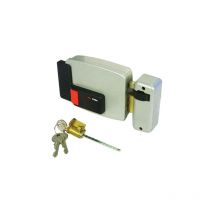 Cisa 12v Cerradura Electr. Horizontal Con Pomo Eje 60mm Cil 50mm Derecha 11611