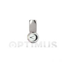 AGA - cerradura lengüeta zamak cromado triangulo 8 sin l 493/M22X18 Z-150 - Z4930C98150