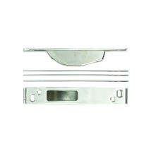 Cerradura regulable alta/baja Multiblindo ISEO - toggle - Acero inoxidable - 141x22x5 - 038084