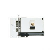 Yale 7-OWF DCH Chrom-Sicherheitsschloss HS3-Rundsicherheitszylinder 4 Stahlbolzen Hochwertiger Stahl Einfache Installation