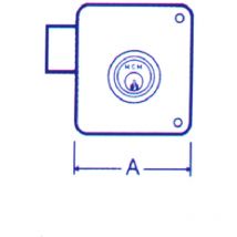 Cerradura sobrep pint dcha