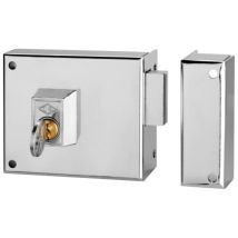 Cerradura Sobreponer 120X60Mm 124A12I/0 Niquel Palanca Izquierda CVL