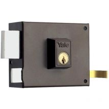 Azbe - yale cerradura yale 125-a/hpr/ 8/ izquierda , Cerradura Yale / 125-a/hpr/ 8/izquierda. - Cerradura de sobreponer con doble cilindro.- Cilindro